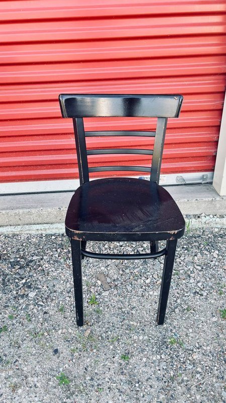 Vintage-Style Black Chair