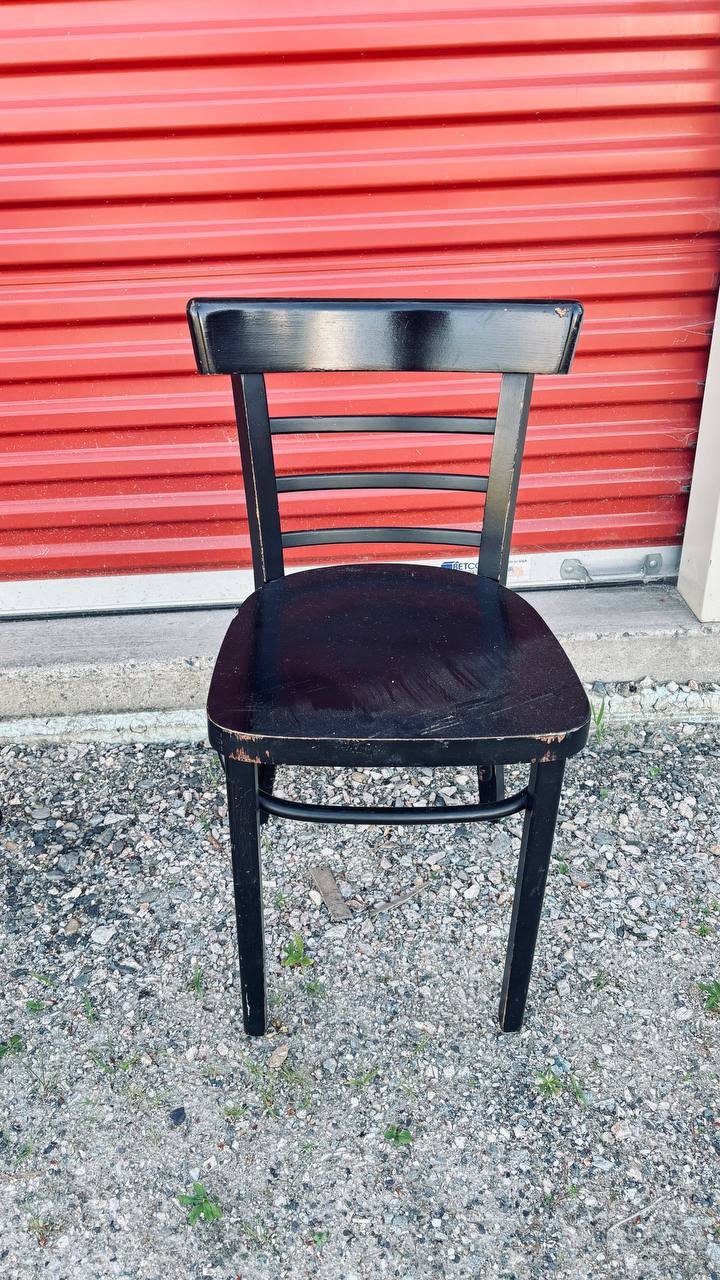 Vintage-Style Black Chair