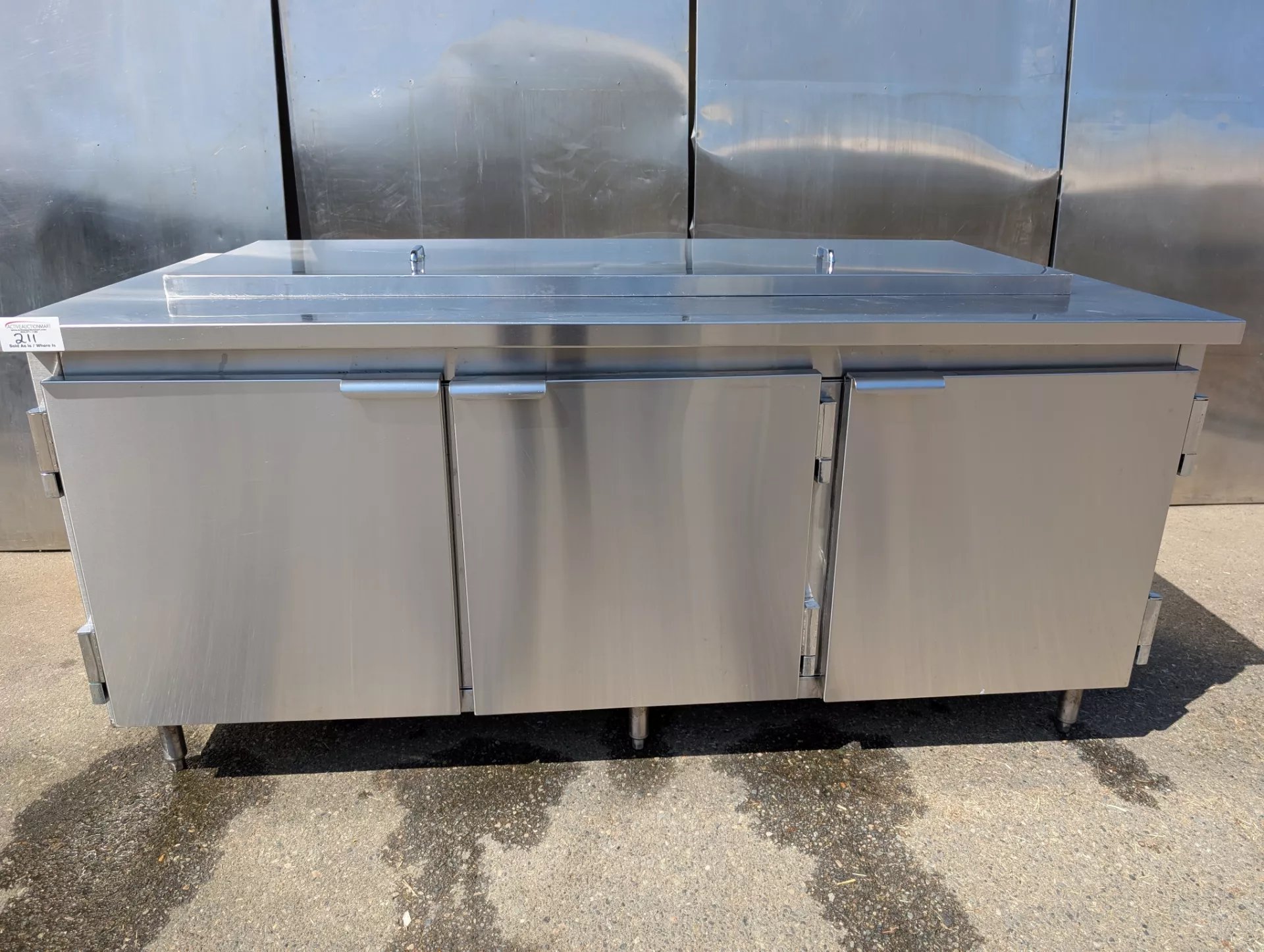Premium 78" Custom Stainless Steel Commercial Prep Table (Designed for Remote Compressor) · #18